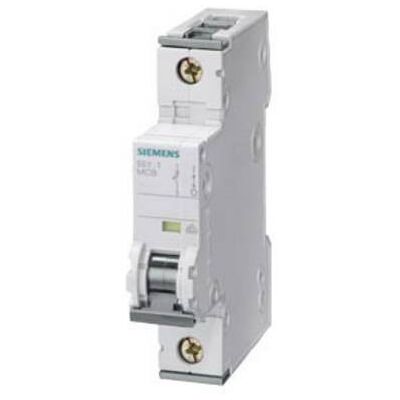 Siemens 5SY5106-6 Interruptor de protección compacto - 1p, 6A, Característica B Siemens 5SY5106-6 Interruptor de protección compacto - 1p, 6A, Característica B