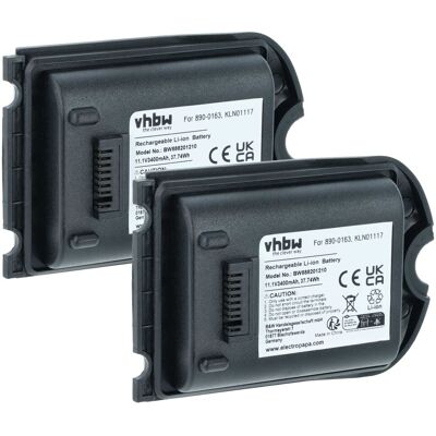 Vhbw 2x Batería Reemplaza Spectra Precision 990652-004756, Kln01117 Para Data Collector, Medidor (3400 Mah, 11,1 V, Li-ion) Vhbw 2x Batería Reemplaza Spectra Precision 990652-004756, Kln01117 Para Data Collector, Medidor (3400 Mah, 11,1 V, Li-ion)