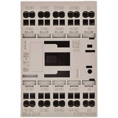 Eaton Contactores auxiliares DILA-31 24V DC 4 A Eaton Contactores auxiliares DILA-31 24V DC 4 A