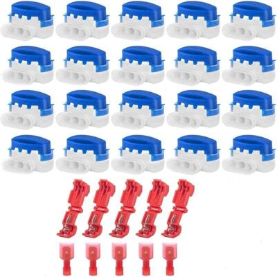 OEM Paquete De 30 Conectores De Cable/conectores De Derivación En Forma De T, Conectores Eléctricos Impermeables Rellenos De Gel, No Requieren Pelado, Terminales De Conexión Para Jardín -crezuo OEM Paquete De 30 Conectores De Cable/conectores De Derivación En Forma De T, Conectores Eléctricos Impermeables Rellenos De Gel, No Requieren Pelado, Terminales De Conexión Para Jardín -crezuo