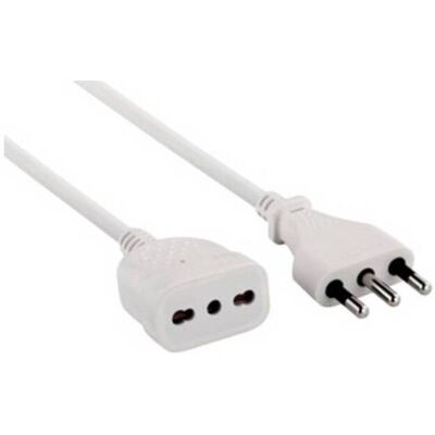 ELECTRALINE 5 X Prolunga Lineare 3 M Sez 3x1 16a Bipasso Bianco ELECTRALINE 5 X Prolunga Lineare 3 M Sez 3x1 16a Bipasso Bianco