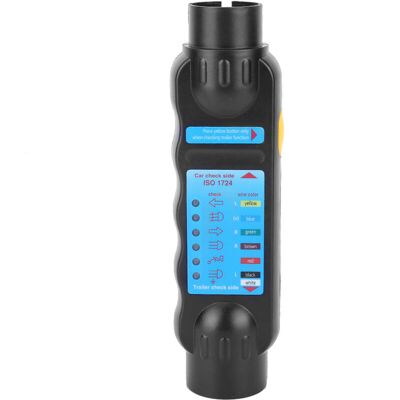 OEM Probador De Enchufes De Remolque Para Camiones De 7 Pines, Herramienta De Prueba De Circuitos De Cableado Y Luces, Resistencia De 12 V -crezuo OEM Probador De Enchufes De Remolque Para Camiones De 7 Pines, Herramienta De Prueba De Circuitos De Cableado Y Luces, Resistencia De 12 V -crezuo