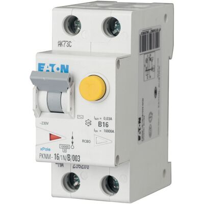 PKNM - PKNM-16/1N/B/003-MW - 2 polos - 16 A - Interruptor diferencial residual PKNM - PKNM-16/1N/B/003-MW - 2 polos - 16 A - Interruptor diferencial residual