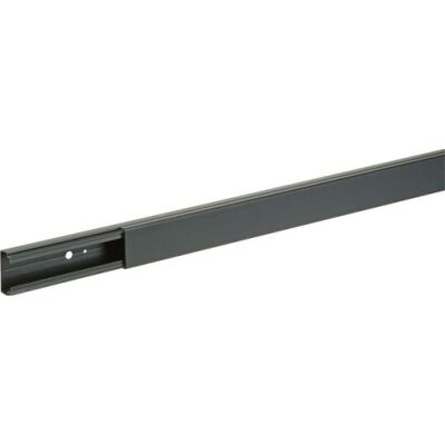 Hager Minicanal PVC 20x35mm Negro - Canal de cables Hager Minicanal PVC 20x35mm Negro - Canal de cables