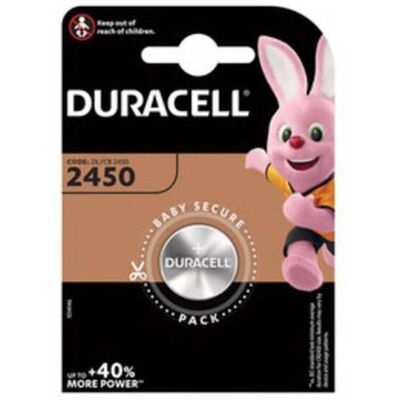 IDROWEB 10 X Duracell Batteria A Bottone Cr2450 Bl 1 Pz IDROWEB 10 X Duracell Batteria A Bottone Cr2450 Bl 1 Pz