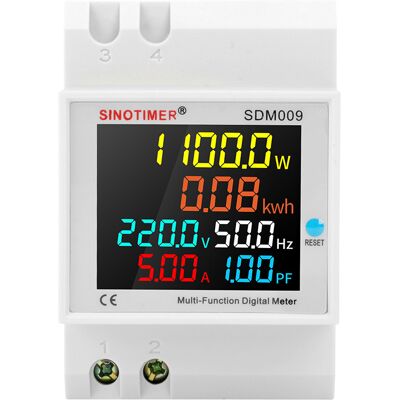OEM Medidor De Energía Digital, Medidor De Electricidad Monofásico Ac40-300v 100a, Medidor De Kwh De Corriente Alterna, Amperímetro, Voltímetro, Carril Din, Medidor Intermedio, Tipo Ct OEM Medidor De Energía Digital, Medidor De Electricidad Monofásico Ac40-300v 100a, Medidor De Kwh De Corriente Alterna, Amperímetro, Voltímetro, Carril Din, Medidor Intermedio, Tipo Ct
