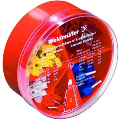 WEIDMULLER Weidmüller 9025390000 Surtido De Puntas Dobles Naranjas WEIDMULLER Weidmüller 9025390000 Surtido De Puntas Dobles Naranjas