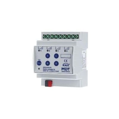 MDT Technologies 4 Canales Interruptor KNX - 16A, 230VAC MDT Technologies 4 Canales Interruptor KNX - 16A, 230VAC