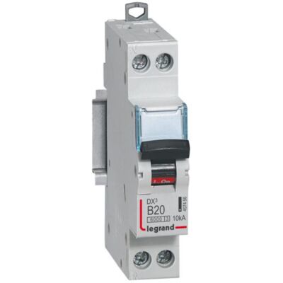 Disjoncteur Dx³6000 10ka Arrivée Haute Et Départ Bas À Vis U+n 230v - 20a - Courbe B - 1 Module - Legrand Disjoncteur Dx³6000 10ka Arrivée Haute Et Départ Bas À Vis U+n 230v - 20a - Courbe B - 1 Module - Legrand