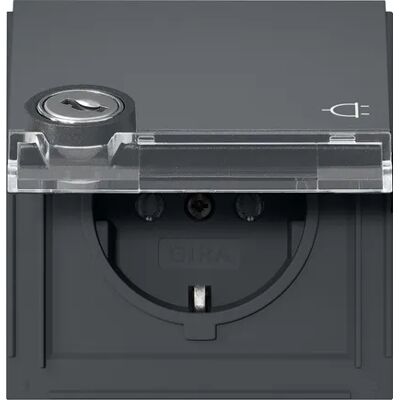 Gira 456967 - Tapa de enchufe con cerradura Gira 456967 - Tapa de enchufe con cerradura