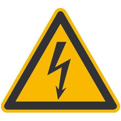 Magni Modelo - Pegatinas de señalización de advertencia - 50mm - Voltaje eléctrico - 500 uds Magni Modelo - Pegatinas de señalización de advertencia - 50mm - Voltaje eléctrico - 500 uds