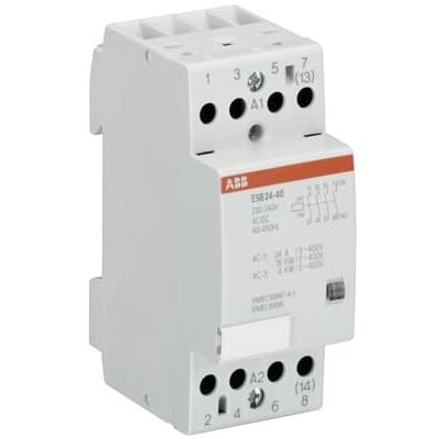 Abb Esb24-40 Contactor (nc) 24 A - 4 No - 0 Nc - 230 ... 240 V Abb Esb24-40 Contactor (nc) 24 A - 4 No - 0 Nc - 230 ... 240 V