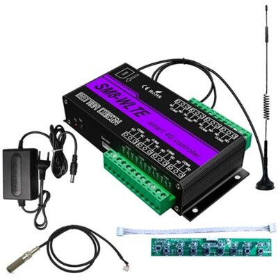 OEM Interruptor De Relé De 8 Canales Sms Gsm 4g Lte Para Control De Motor De Apertura De Puerta Sm8-wlte Con Control Remoto Por Aplicación Y Enchufe Europeo OEM Interruptor De Relé De 8 Canales Sms Gsm 4g Lte Para Control De Motor De Apertura De Puerta Sm8-wlte Con Control Remoto Por Aplicación Y Enchufe Europeo