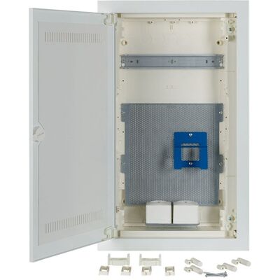 Eaton Distribuidor Pequeño Para Pared Hueca, Multimedia, 3 Filas, Puerta Plana De Chapa De Acero Wlan, 302547 Eaton Distribuidor Pequeño Para Pared Hueca, Multimedia, 3 Filas, Puerta Plana De Chapa De Acero Wlan, 302547