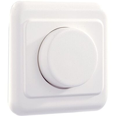 Ehmann 3960c0120 Dimmer Blanco para Bombillas Incandescentes y Halógenas - Interruptor de Luz Ehmann 3960c0120 Dimmer Blanco para Bombillas Incandescentes y Halógenas - Interruptor de Luz