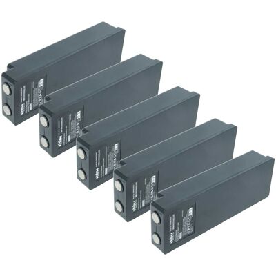 Vhbw 5x Batería Reemplaza Scanreco 16131, 17162, 592, 1026, 13445 Para Mando A Distancia Industrial (3000 Mah, 7,2 V, Nimh) - Negro Vhbw 5x Batería Reemplaza Scanreco 16131, 17162, 592, 1026, 13445 Para Mando A Distancia Industrial (3000 Mah, 7,2 V, Nimh) - Negro