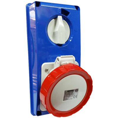 Gewiss - Vertical Fixed Presa Ip67 Sin Fondo 3p+n+e 32a 400v Gw66320n Gewiss - Vertical Fixed Presa Ip67 Sin Fondo 3p+n+e 32a 400v Gw66320n