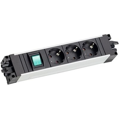 Bachmann Modelo 906.18803 Toma de corriente con interruptor verde - Toma de corriente Bachmann Modelo 906.18803 Toma de corriente con interruptor verde - Toma de corriente