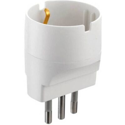 ELECTRALINE 25 X Adattatore Schuko 16a 2p+t Bianco Fig.9 ELECTRALINE 25 X Adattatore Schuko 16a 2p+t Bianco Fig.9