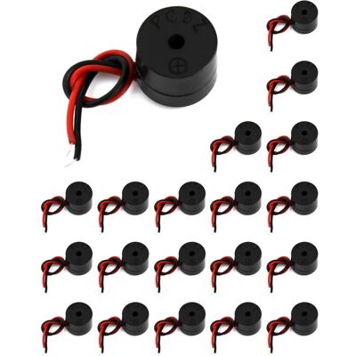 OEM Juego De Veinte Zumbadores Eléctricos Activos, De Tres A Doce Voltios, Ochenta Y Cinco Decibelios, Señal Acústica De Advertencia Piezoeléctrica, Longitud Del Cable De Cincuenta Milímetros. - Crezuo OEM Juego De Veinte Zumbadores Eléctricos Activos, De Tres A Doce Voltios, Ochenta Y Cinco Decibelios, Señal Acústica De Advertencia Piezoeléctrica, Longitud Del Cable De Cincuenta Milímetros. - Crezuo