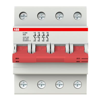 ABB - E204/80g - 4P - 80A - Interruptor-seccionador ABB - E204/80g - 4P - 80A - Interruptor-seccionador