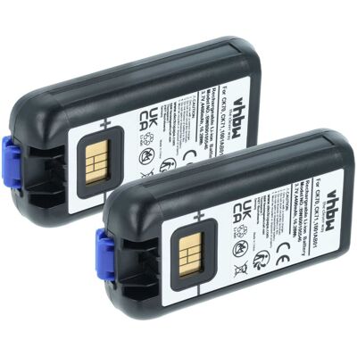 Vhbw 2x Batería Recargable Reemplaza Intermec 318-046-001, 1001ab02, 318-046-011, 1001ab01 Para Pda (4400mah, 3,7v, Li-ion) Vhbw 2x Batería Recargable Reemplaza Intermec 318-046-001, 1001ab02, 318-046-011, 1001ab01 Para Pda (4400mah, 3,7v, Li-ion)
