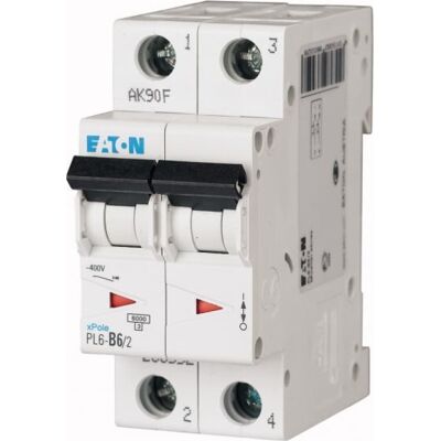Interruptor Eaton Pl6-b6/2 6a 6ka Ca Interruptor Eaton Pl6-b6/2 6a 6ka Ca