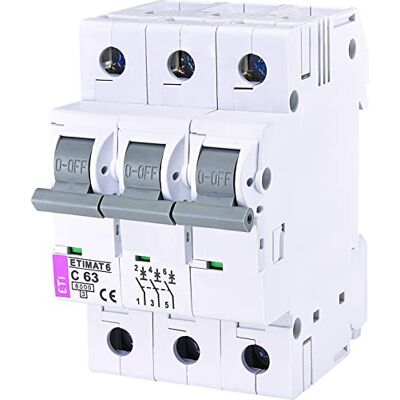 Interruptor Eti-polam Etimat 6 63 A 3 Polos Interruptor Eti-polam Etimat 6 63 A 3 Polos