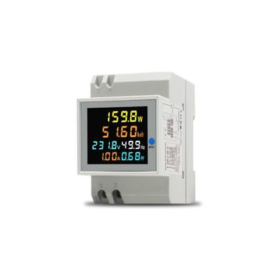 OEM Medidor De Energía Monofásico, Medidor Eléctrico Digital Ca 40-300v 100a, Vatímetro Monofásico, Medidor Para Riel Din, Vatios, Kwh, Voltímetro, Amperímetro - Crezuo OEM Medidor De Energía Monofásico, Medidor Eléctrico Digital Ca 40-300v 100a, Vatímetro Monofásico, Medidor Para Riel Din, Vatios, Kwh, Voltímetro, Amperímetro - Crezuo