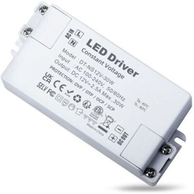 OEM Transformador Led De 12 V Y 30 W, Transformador De 220 V A 12 V Y 2,5 A, Fuente De Alimentación De Bajo Voltaje De Ca A Cc, Controlador Led De Voltaje Constante, Transformador Led Para Tiras Led, Lámp OEM Transformador Led De 12 V Y 30 W, Transformador De 220 V A 12 V Y 2,5 A, Fuente De Alimentación De Bajo Voltaje De Ca A Cc, Controlador Led De Voltaje Constante, Transformador Led Para Tiras Led, Lámp