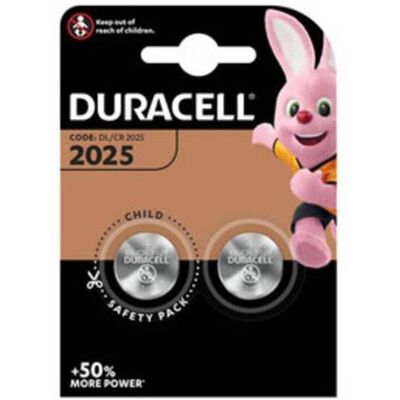 IDROWEB 10 X Duracell Batteria A Bottone Cr2025 Bl 2 Pz IDROWEB 10 X Duracell Batteria A Bottone Cr2025 Bl 2 Pz
