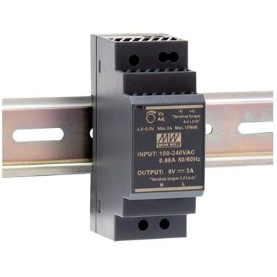 Mean Well - Fuente De Alimentación - 1 Salida - Montaje En Carril Din - 30 W - 12 V - 2 A - Para El Uso Industrial Mean Well - Fuente De Alimentación - 1 Salida - Montaje En Carril Din - 30 W - 12 V - 2 A - Para El Uso Industrial