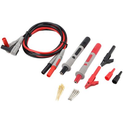 OEM Juego De Cables De Prueba Para Multímetro Eléctrico, Kit De Cables, Cable De Prueba De Circuito Con Conector Banana De Cobre Para Medición De Resistencia A La Congelación -crezuo OEM Juego De Cables De Prueba Para Multímetro Eléctrico, Kit De Cables, Cable De Prueba De Circuito Con Conector Banana De Cobre Para Medición De Resistencia A La Congelación -crezuo