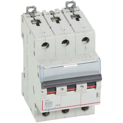 LEGRAND Dx³ Disjoncteur 3p Courbe B 50a 6ka/10ka - Leg407537 LEGRAND Dx³ Disjoncteur 3p Courbe B 50a 6ka/10ka - Leg407537