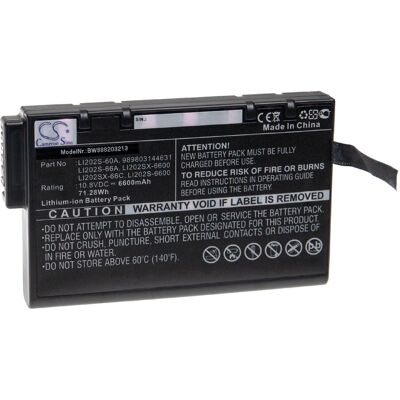Vhbw - Batería Recargable Compatible Con Tsi 9350-01, 9500, 9510, 9510-01, 9510bd, 9530-02, 95330-01, 9550 Medidor (6600 Mah, 10,8 V, Li-ion) Vhbw - Batería Recargable Compatible Con Tsi 9350-01, 9500, 9510, 9510-01, 9510bd, 9530-02, 95330-01, 9550 Medidor (6600 Mah, 10,8 V, Li-ion)