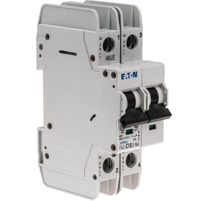 Eaton Eaton 2P 10A Interruptor - Tipo C - Montaje en DIN Eaton Eaton 2P 10A Interruptor - Tipo C - Montaje en DIN