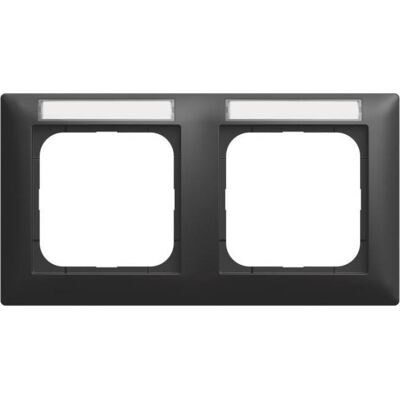 Busch-Jaeger Marco De Cubierta Busch Jaeger 1732 Ns-915 Doble Horizontal Busch-Jaeger Marco De Cubierta Busch Jaeger 1732 Ns-915 Doble Horizontal