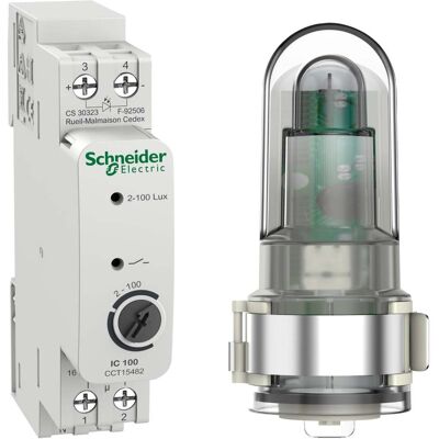 Schneider Electric CCT15482 - Interruptor de luz/Temporizador - Sensor de Lux ajustable Schneider Electric CCT15482 - Interruptor de luz/Temporizador - Sensor de Lux ajustable