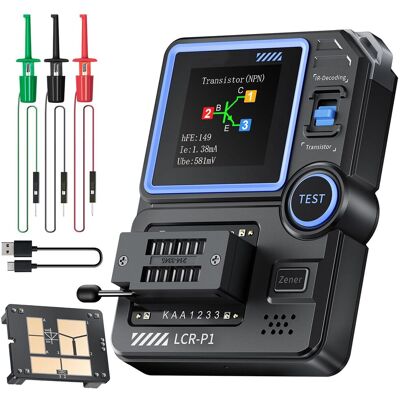 OEM Probador De Transistores Mosfet, Probador De Transistores Y Condensadores, Probador Multifunción De Componentes Electrónicos Smd, Probador De Diodos, Triodos, Esr, Npn, Pnp, Mosfet, Contador Lcr, Prot OEM Probador De Transistores Mosfet, Probador De Transistores Y Condensadores, Probador Multifunción De Componentes Electrónicos Smd, Probador De Diodos, Triodos, Esr, Npn, Pnp, Mosfet, Contador Lcr, Prot