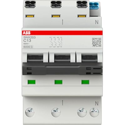 Interruptor Abb Snx203-c13 13a 6ka 3n Interruptor Abb Snx203-c13 13a 6ka 3n