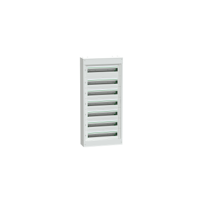 Schneider - Prismaset S - Coffret Saillie Plastique & Métal 7 Rangées 24 Modules - Lvsst724 Schneider - Prismaset S - Coffret Saillie Plastique & Métal 7 Rangées 24 Modules - Lvsst724