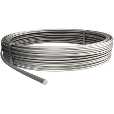 OBO Bettermann RD 8-ALU-T Rundleiter - Aluminio 8mm - Protección contra rayos OBO Bettermann RD 8-ALU-T Rundleiter - Aluminio 8mm - Protección contra rayos