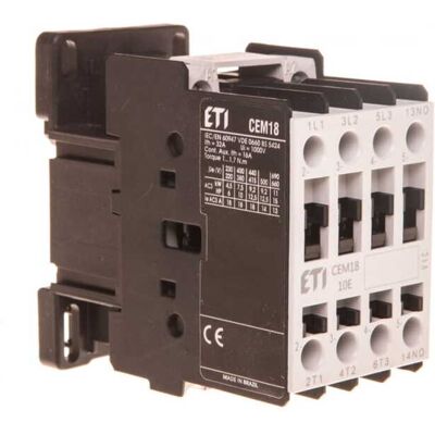 ETI Polam Eticon Contacto 3 polos 18A 230V - Relé de potencia ETI Polam Eticon Contacto 3 polos 18A 230V - Relé de potencia