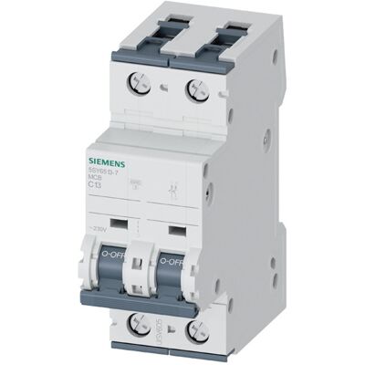 Siemens Modelo 5SY6513-7 Interruptor - 13A, 230V, 6kA Siemens Modelo 5SY6513-7 Interruptor - 13A, 230V, 6kA