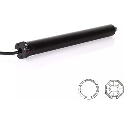 Avosdim - Motor Persiana Con Cable Corto Ø 35 10 Nm + Adaptadores De Eje Octo40 Avosdim - Motor Persiana Con Cable Corto Ø 35 10 Nm + Adaptadores De Eje Octo40
