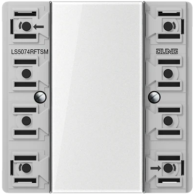 Jung Módulo Emisor De Pared Knx Rf, 4 Veces, F50, Serie Ls Ls 5074 Rf Tsm Jung Módulo Emisor De Pared Knx Rf, 4 Veces, F50, Serie Ls Ls 5074 Rf Tsm