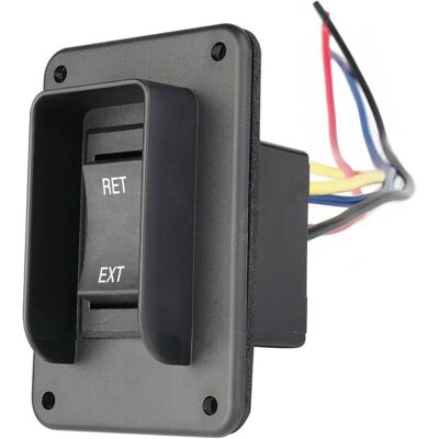 OEM Interruptor Basculante De Potencia Con Conector Estabilizador, Máx. 30 Amperios, 12 V/24 V, Extensión-retracción, Mazo De Cables De 4 Pines, Polaridad Inversa Momentánea, Ip68 (impermeable) Para Autoc OEM Interruptor Basculante De Potencia Con Conector Estabilizador, Máx. 30 Amperios, 12 V/24 V, Extensión-retracción, Mazo De Cables De 4 Pines, Polaridad Inversa Momentánea, Ip68 (impermeable) Para Autoc