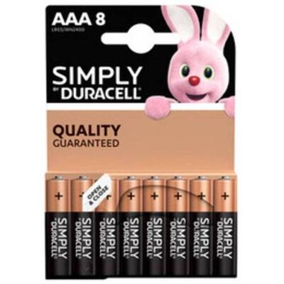 10 X Duracell Simply Alcalina Ministilo 8 Pz Mn2400 10 X Duracell Simply Alcalina Ministilo 8 Pz Mn2400