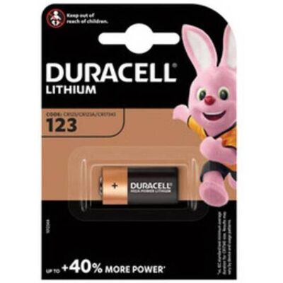 Batería de litio Duracell Modelo 123 - Pack de 10 Batería de litio Duracell Modelo 123 - Pack de 10