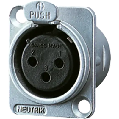 Jung Conector Xlr Con Carcasa De Montaje Hembra 1fach Cxlr-d Jung Conector Xlr Con Carcasa De Montaje Hembra 1fach Cxlr-d